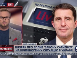 Шкиряк: Вышедшие по "закону "Савченко" уличены в совершении 1210 преступлений