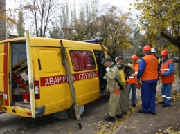 Порыв трубы в Саксаганском районе