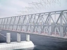 На первом участке Керченского моста установили фундамент