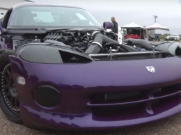 Быстрее только Вейрон: впечатляющий Dodge Viper мощностью 1900 л.с