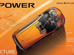 Nissan представил новую гибридную силовую установку