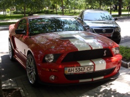 В Харькове в хлам развалили Ford Mustang Shelby GT500