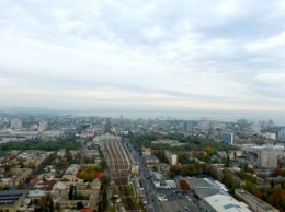 Одесский железнодорожный вокзала и его окрестностей сняли сверху (ВИДЕО)