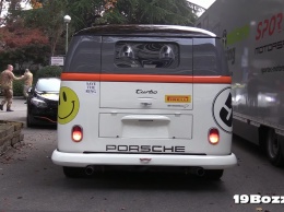 Сумасшедший бусик: хиппи-фургон VW с мотором от Porsche!