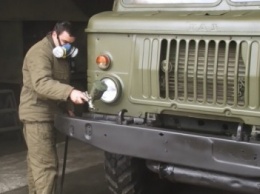 На Полтавщине реставрируют военные машины для АТО