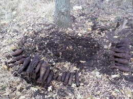 В Криворожском районе поисковики нашли целый арсенал устаревших боеприпасов