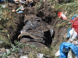 В Днепропетровской области обнаружен тайник с оружием, замаскированный под мусор