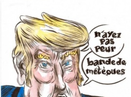 Charlie Nebdo нарисовал карикатуру на Дональда Трампа