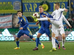Футбол: Сборная Украины обыграла финнов со счетом 1:0