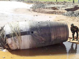 Рядом с деревней в Мьянме упал неопознанный объект
