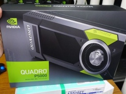 В Сети опубликованы живые фото видеокарты NVIDIA Quadro P5000 (Pascal)