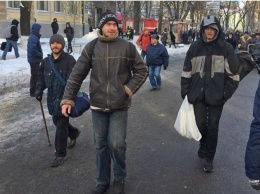 Кто митинговал под НБУ (фото, видео)