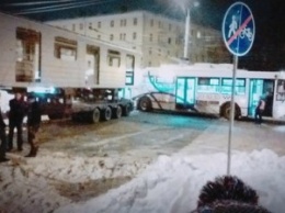 В Твери произошло столкновение троллейбуса с вагоном метро