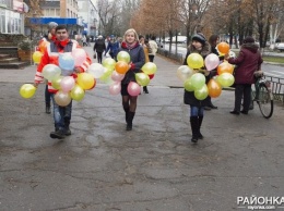 В городе Запорожской области удивили прохожих