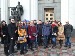 Николаевские студенты побывали на экскурсии в Верховной Раде
