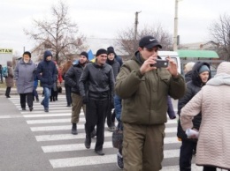 В Павлограде митингующие перекрыли трассу (Видео)