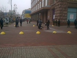 В Киеве на Крещатике неизвестный пытался устроить взрыв