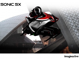Новый летающий мотоцикл Sonic SX - на этот раз концепт из Канады