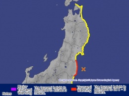 В Восточной Японии ждут цунами после сильного землетрясения