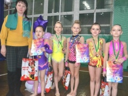 Павлоградские гимнастки заняли 10 призовых мест в Мелитополе