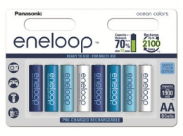 Panasonic представила лимитированную серию аккумуляторов eneloop ocean colors