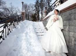 Как выбрать сказочное подвенечное платье для зимней свадьбы