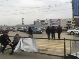 В Симферополе появился пешеходный переход с преградой (ФОТОФАКТ)