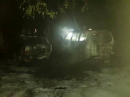 Ночной переполох в Ужгороде: взрывы и сгоревшие авто (ВИДЕО)
