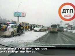 В Киеве произошло масштабное ДТП с погоней и участием "копов"