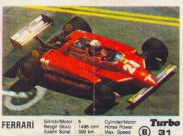 Технологический прорыв: болид Ferrari 126С с вкладыша Turbo №31