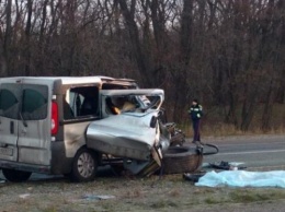 Смертельная авария под Днепром: грузовик раздавил микроавтобус (фото)