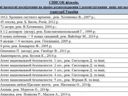 Опубликован перечень запрещенных российских фильмов