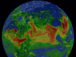 В сети появилась карта загрязнения Земли