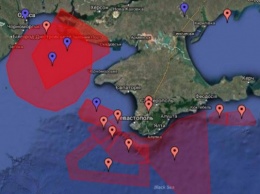 Стрельбы у Крыма: опасную зону показали на карте