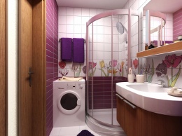 Ванная комната с душевой кабиной - дизайнерские хитрости