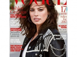 Модель plus-size Эшли Грэхэм снялась для обложки журнала Vogue