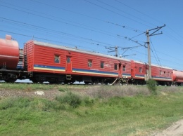 В Мелитополе произошла условная техногенная авария на железной дороге