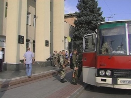Запорожские правоохранители отправились в зону АТО