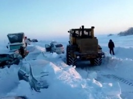 В Запорожской области из снежного плена спасли 7 человек