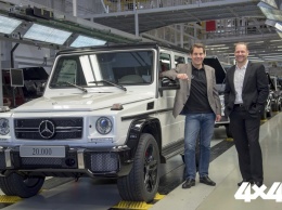 Mercedes G-класс бьет рекорды по объемам выпуска