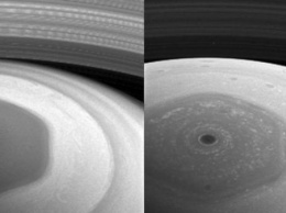 "Кассини" передал на Землю снимки бури на Сатурне