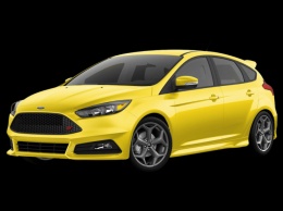 Ford Focus ST 2017 похвастался новым желтым оттенком