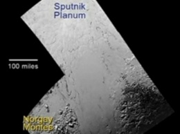Ледяная равнина на Плутоне названа в честь первого советского спутника