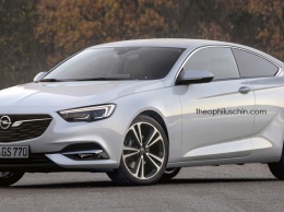 Опубликован рендер 2-дверного купе Opel Insignia