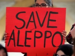 "Save Aleppo, Save Donbass!": В Харькове активисты пикетировали генконсульство РФ