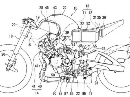 Suzuki патентует гибридный спортбайк с полуавтоматической трансмиссией