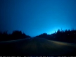 В небе над Мурманской областью сняли на видео падение метеорита