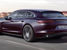 Опубликован очередной рендер Porsche Panamera Sport Turismo