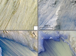 Ученые усомнились в наличии жидкой воды в темных линиях на Марсе