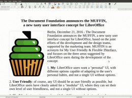 Разработчики LibreOffice представили новую концепцию интерфейса